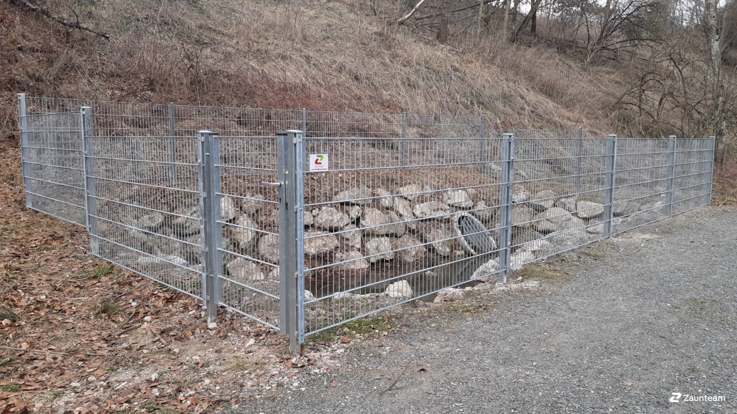 Doppelstabmattenzaun aus dem 2023 in 87499 Wildpoldsried Deutschland von Zaunteam Allgäu.