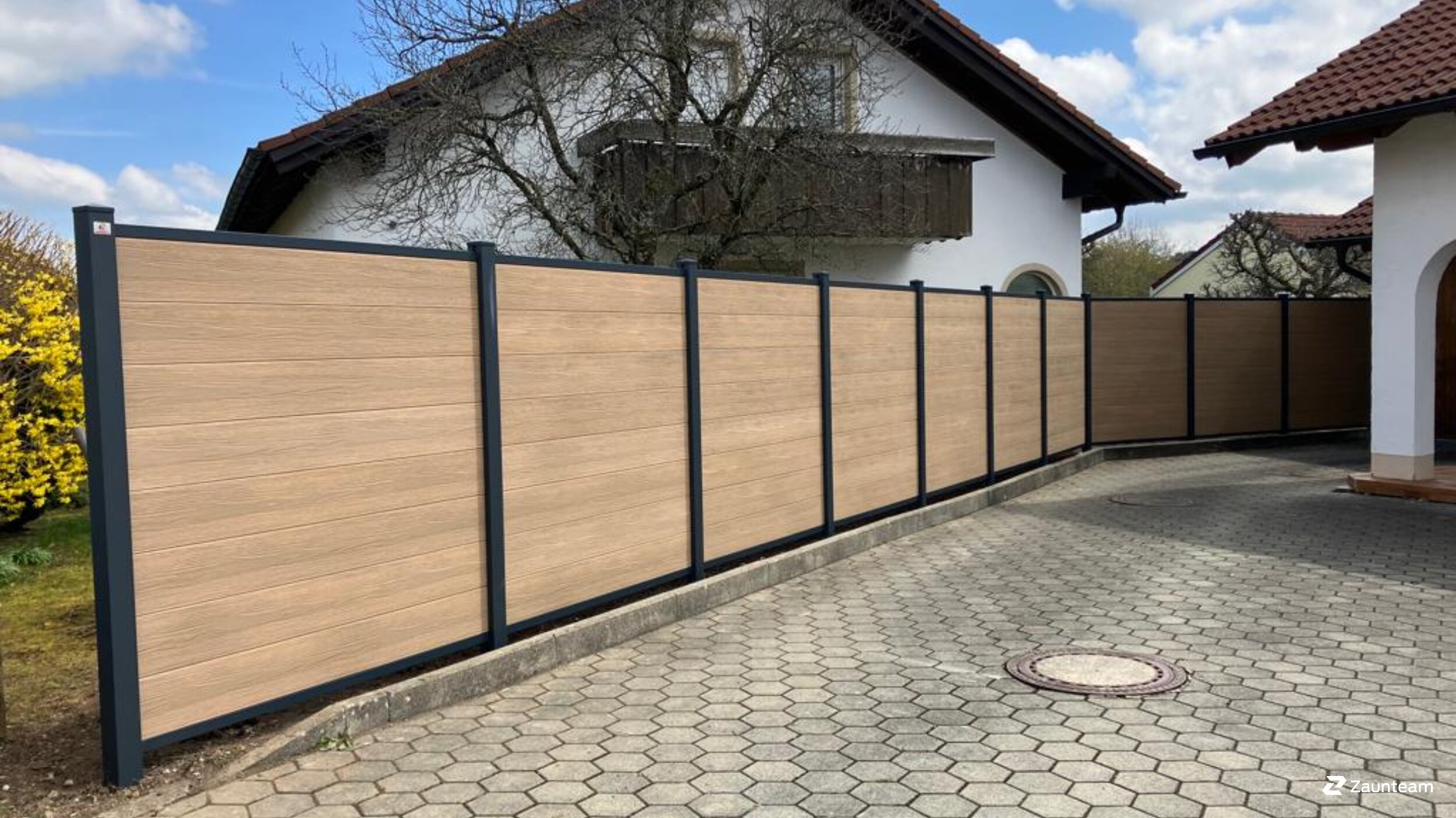 WPC Sichtschutz aus dem 2023 in 87437 Kempten Deutschland von Zaunteam Allgäu.