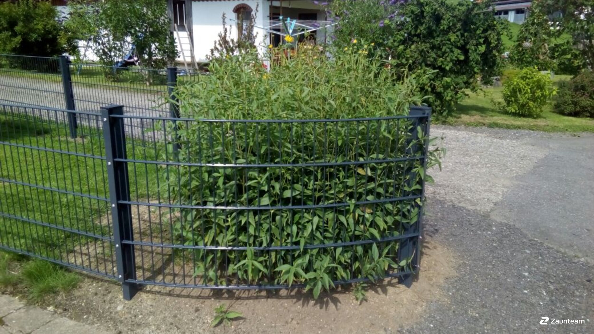 Doppelstabmattenzaun aus dem 2017 in 88175 Scheidegg Deutschland von Zaunteam Allgäu.