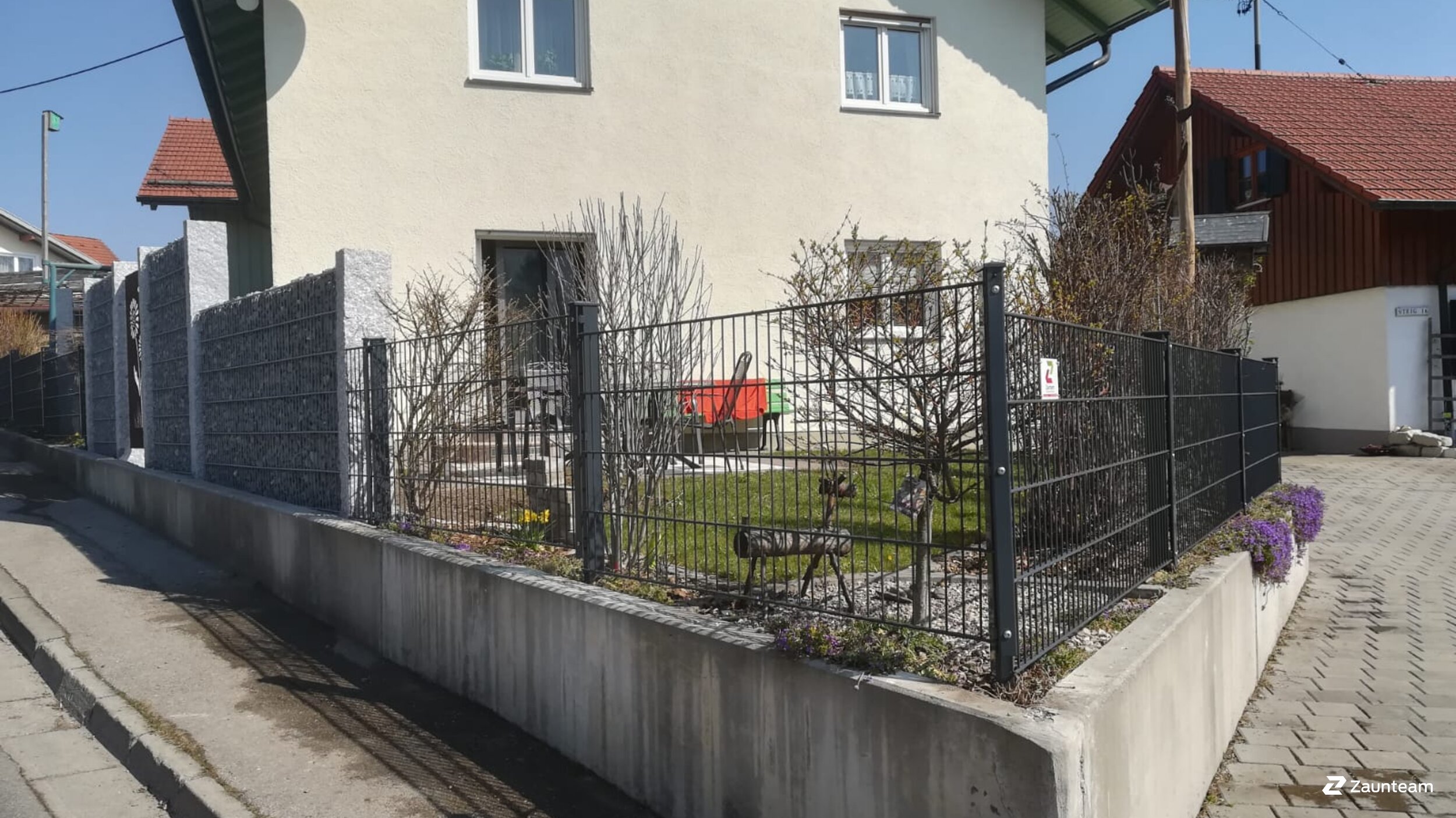 Doppelstabmattenzaun aus dem 2020 in 87653 Eggenthal Deutschland von Zaunteam Allgäu.