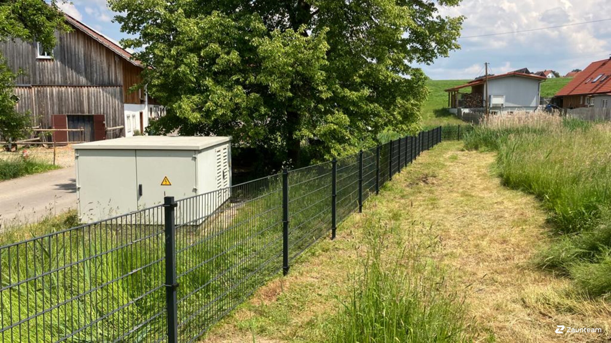 Doppelstabmattenzaun aus dem 2023 in 88178 Heimenkirch Deutschland von Zaunteam Allgäu.