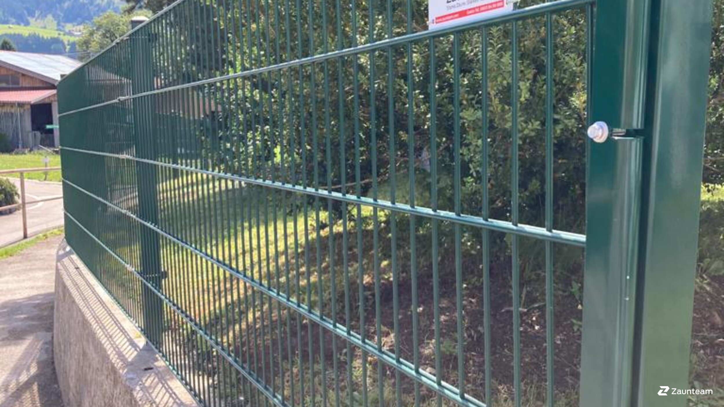 Doppelstabmattenzaun aus dem 2023 in 87497 Wertach Deutschland von Zaunteam Allgäu.