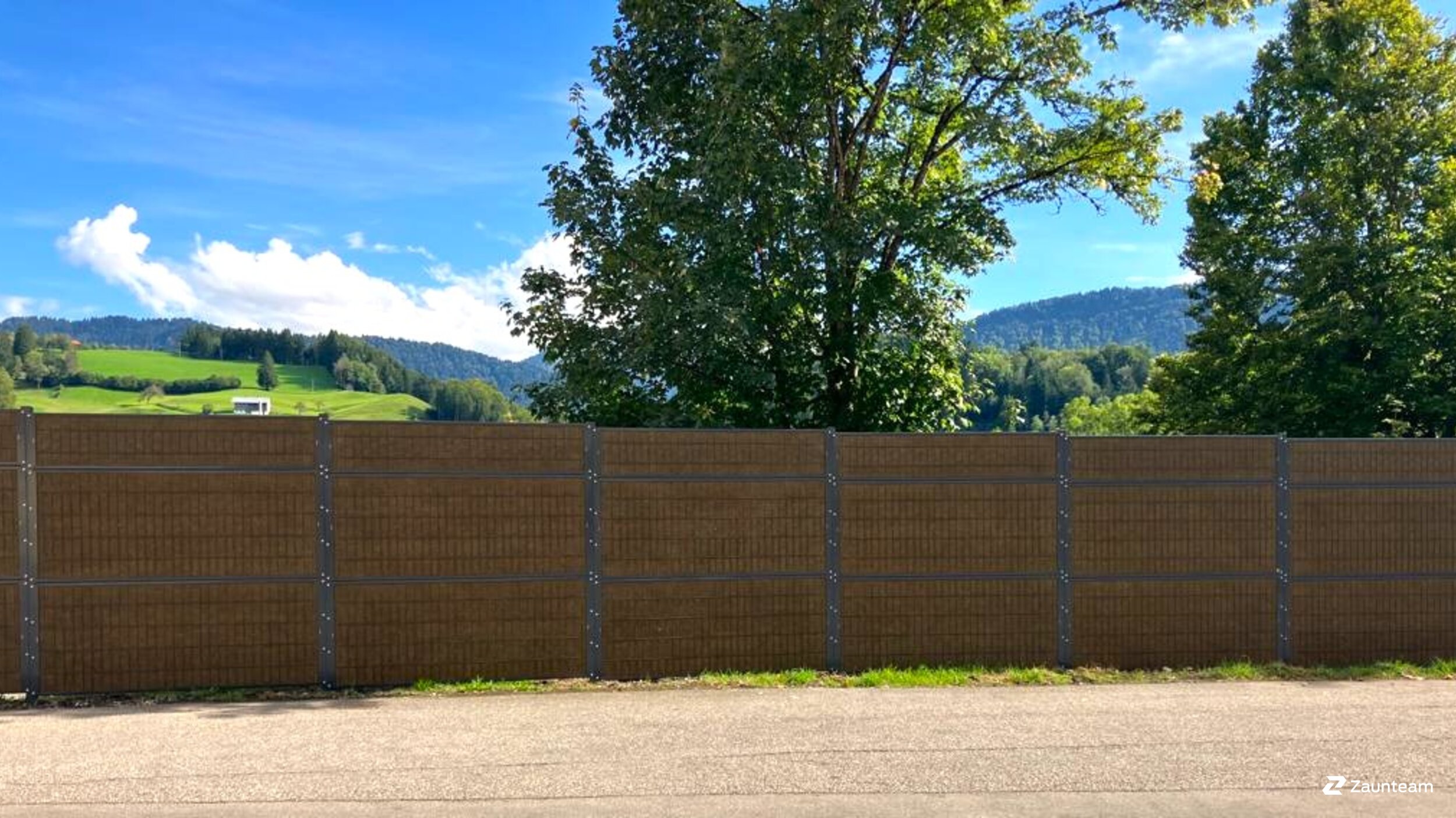 Lärmschutzzaun aus dem 2023 in 87534 Oberstaufen Deutschland von Zaunteam Allgäu.