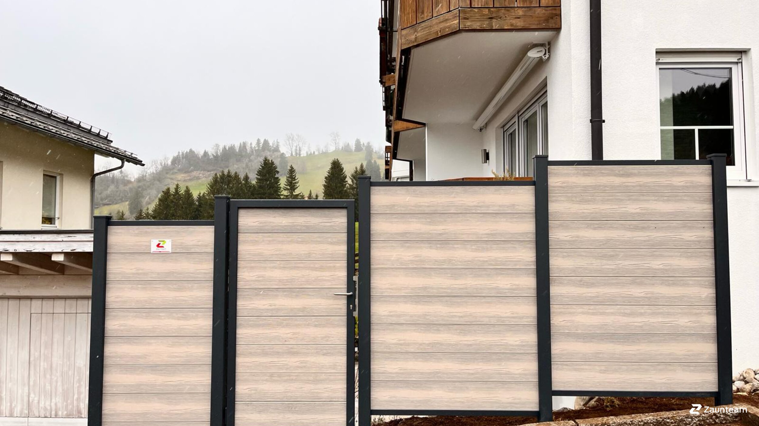 WPC Sichtschutz aus dem 2024 in 87545 Burgberg Deutschland von Zaunteam Allgäu.