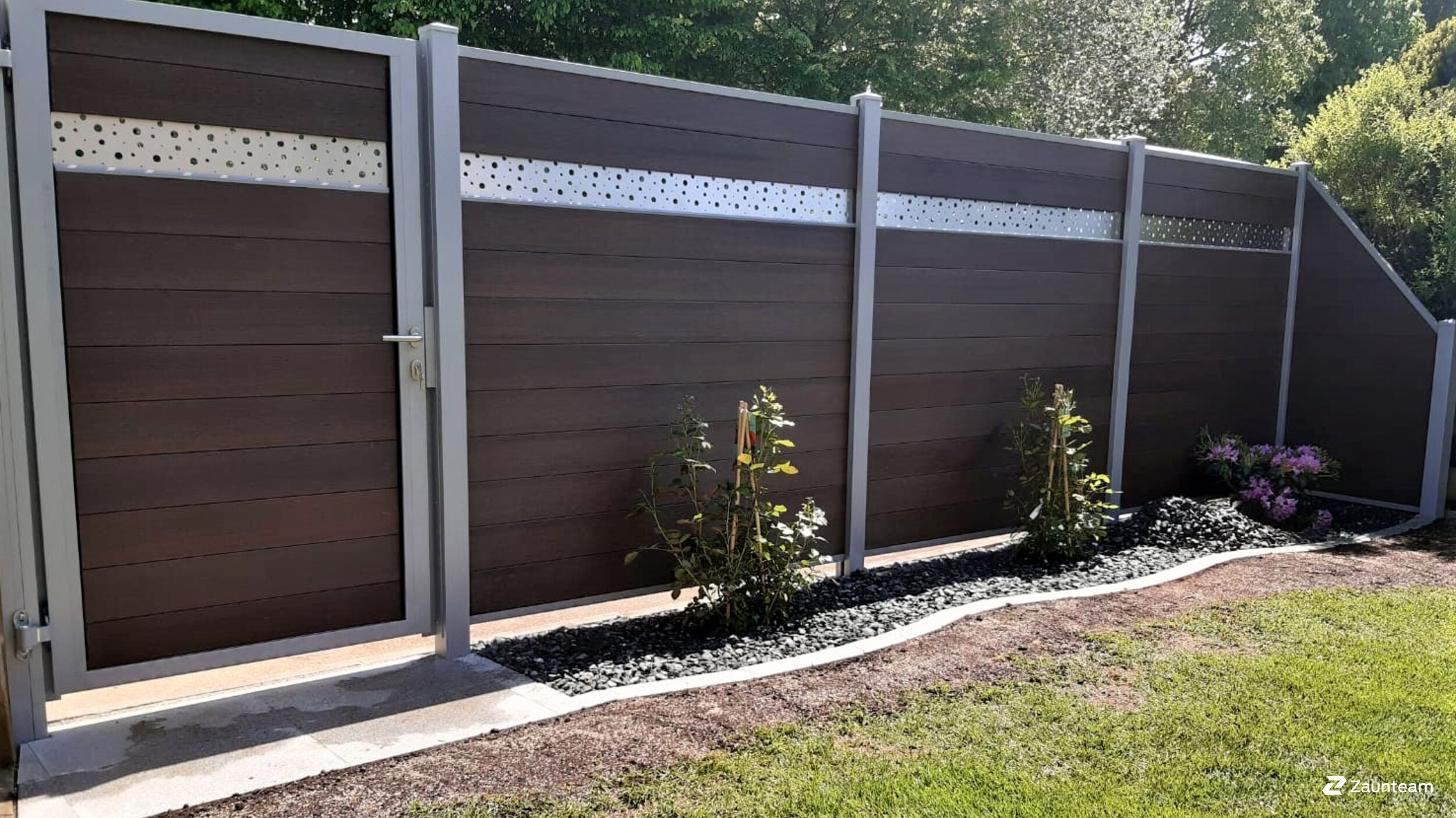 WPC Sichtschutz aus dem 2022 in 87477 Sulzberg Deutschland von Zaunteam Allgäu.