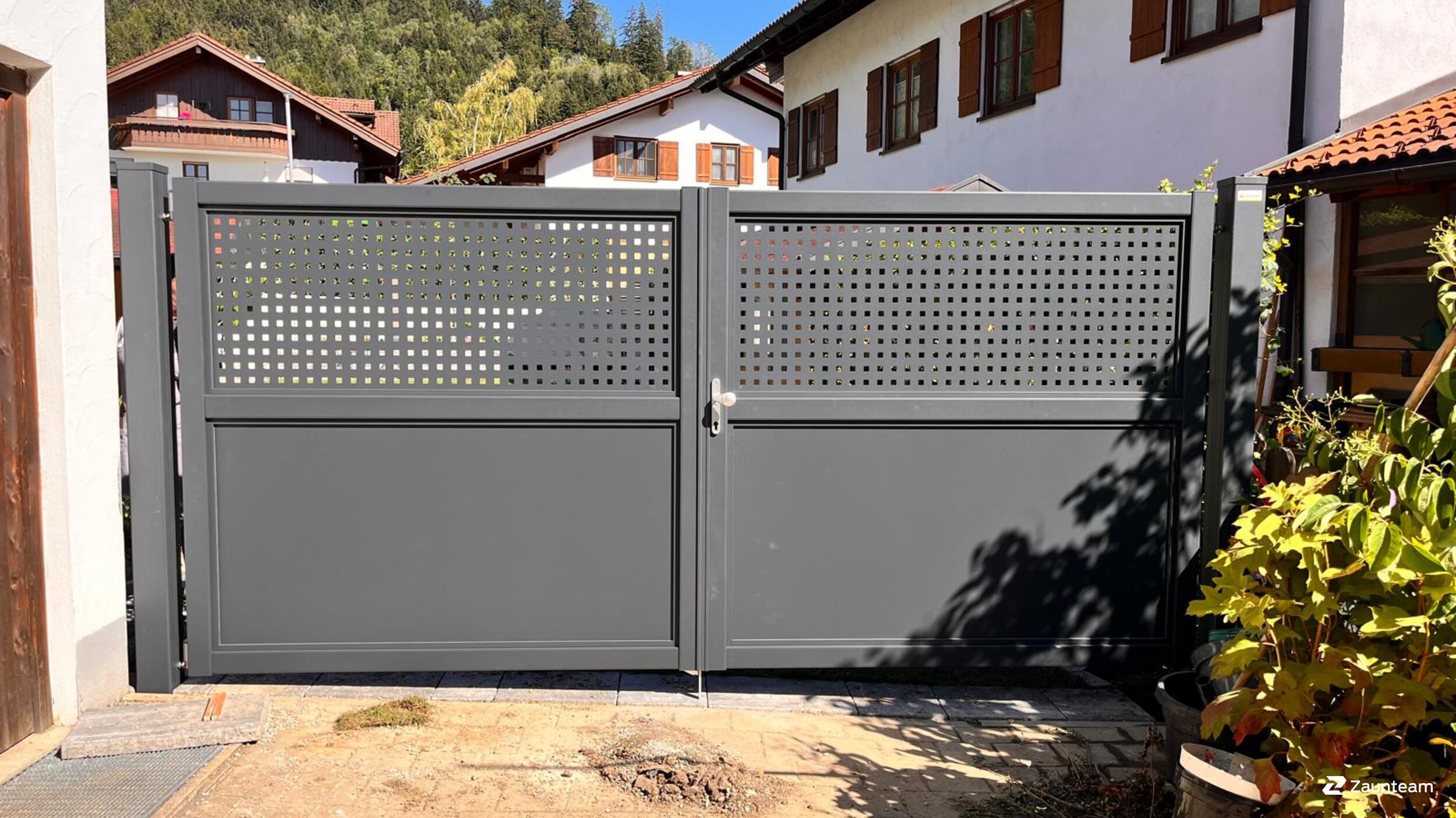 Aluzaun aus dem 2024 in 87545 Burgberg Deutschland von Zaunteam Allgäu.