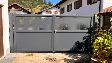 Aluzaun aus dem 2024 in 87545 Burgberg Deutschland von Zaunteam Allgäu.