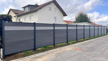 WPC Sichtschutz aus dem 2024 in 87471 Durach Deutschland von Zaunteam Allgäu.