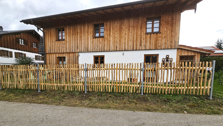 Naturzaun aus dem 2024 in 87459 Pfronten Deutschland von Zaunteam Allgäu.