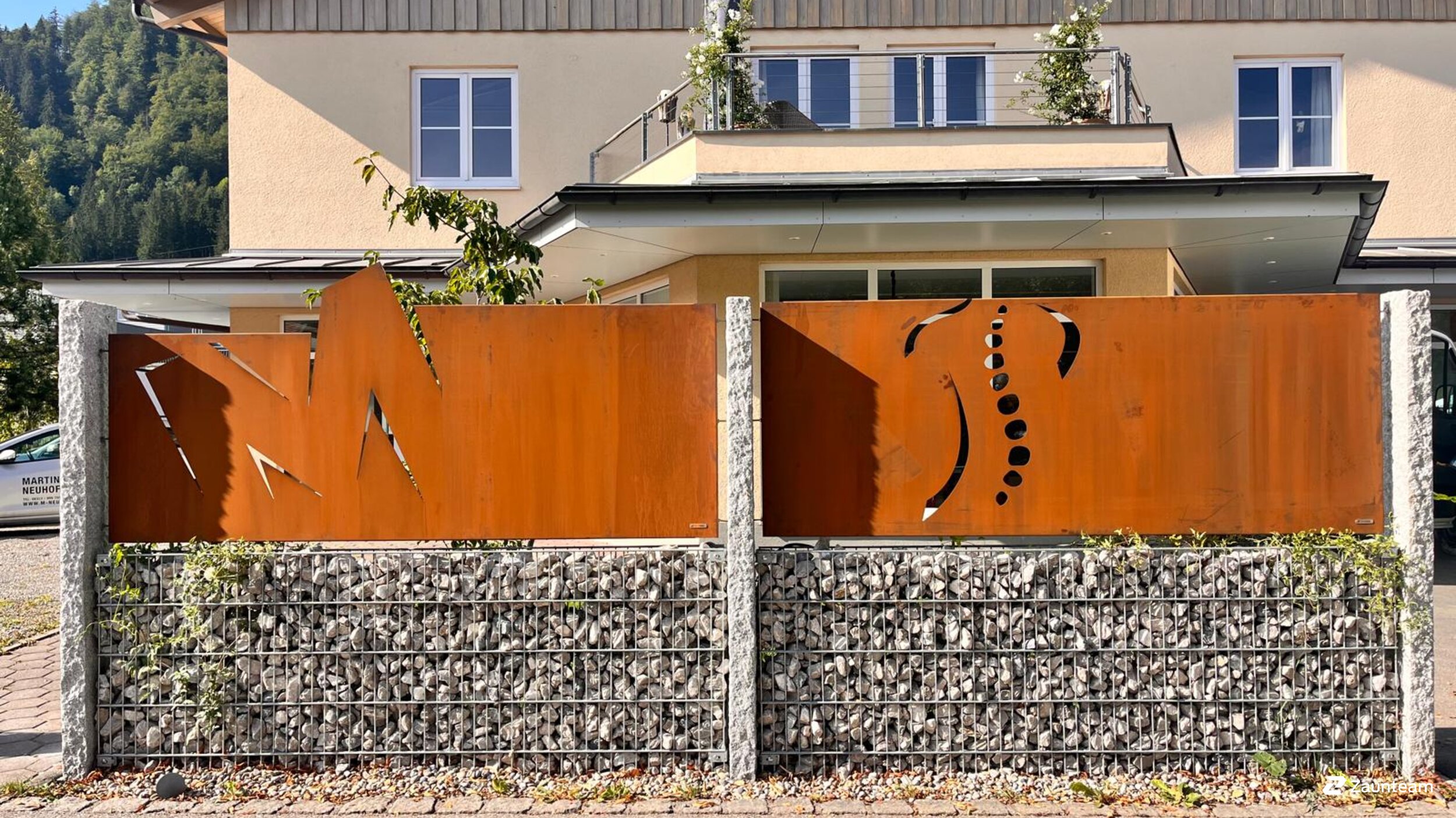 Gabionen Steinkörbe aus dem 2024 in 87509 Immenstadt Deutschland von Zaunteam Allgäu.