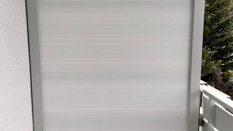 Aluminium Sichtschutz aus dem 2025 in 88179 Oberreute Deutschland von Zaunteam Allgäu.