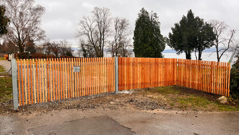 Holz Sichtschutz aus dem 2025 in 88149 Nonnenhorn Deutschland von Zaunteam Allgäu.