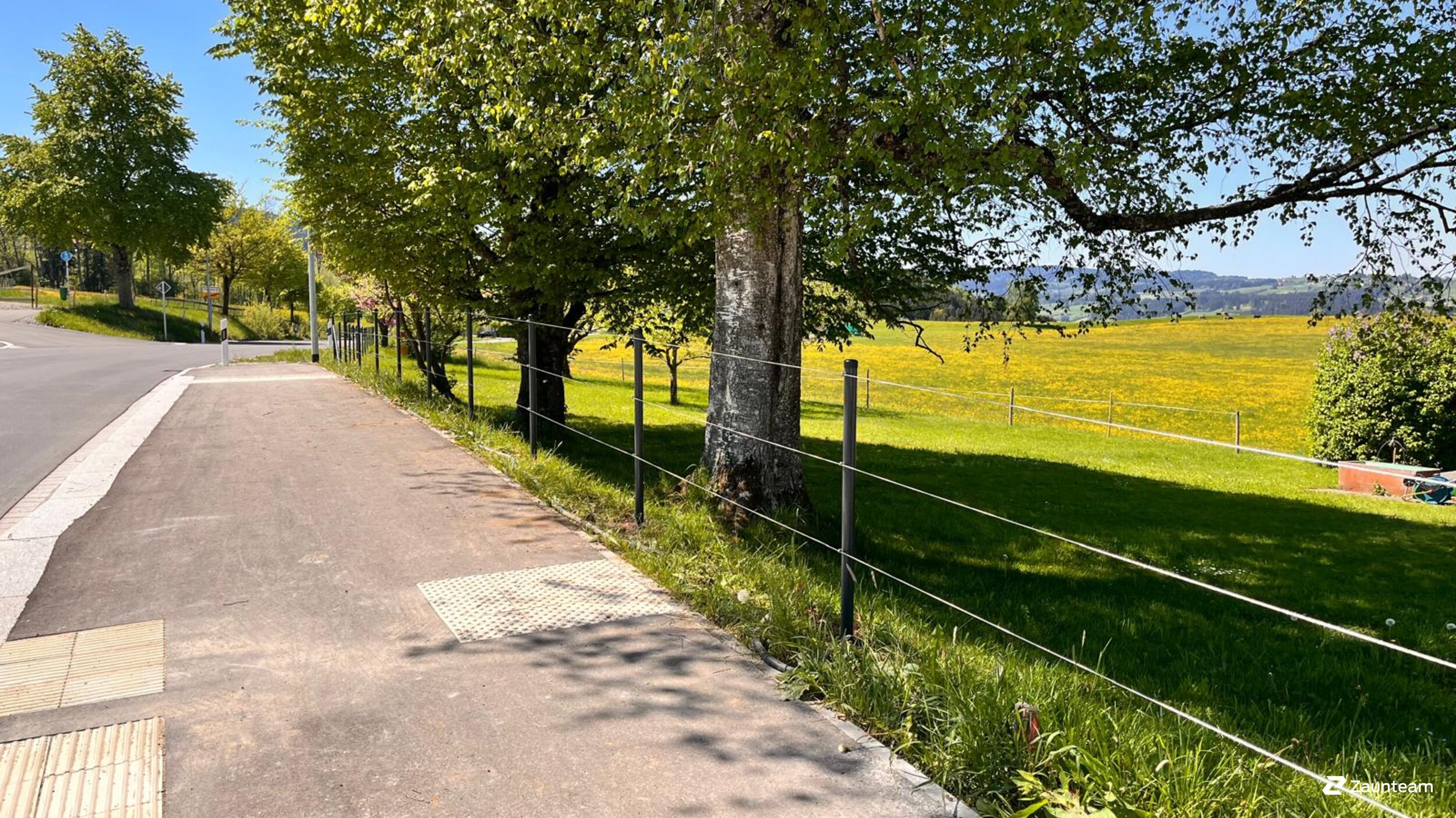 Drahtseilzaun aus dem 2024 in 88171 Weiler-Simmerberg Deutschland von Zaunteam Allgäu.
