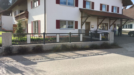 Aluzaun aus dem 2017 in 87662 Osterzell Deutschland von Zaunteam Allgäu.
