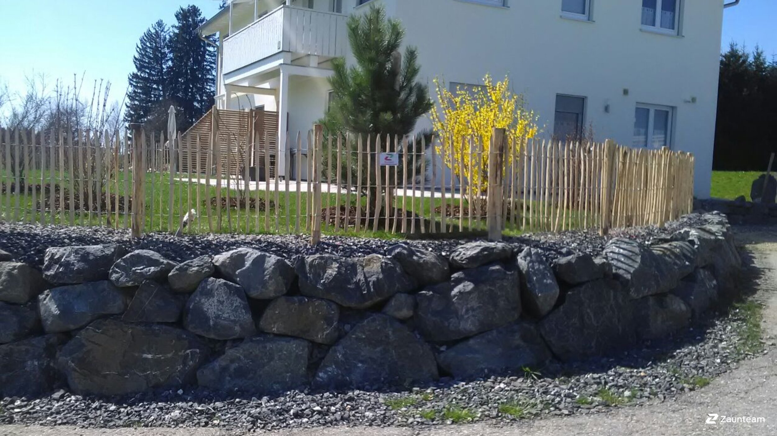 Naturzaun aus dem 2018 in 87477 Sulzberg Deutschland von Zaunteam Allgäu.