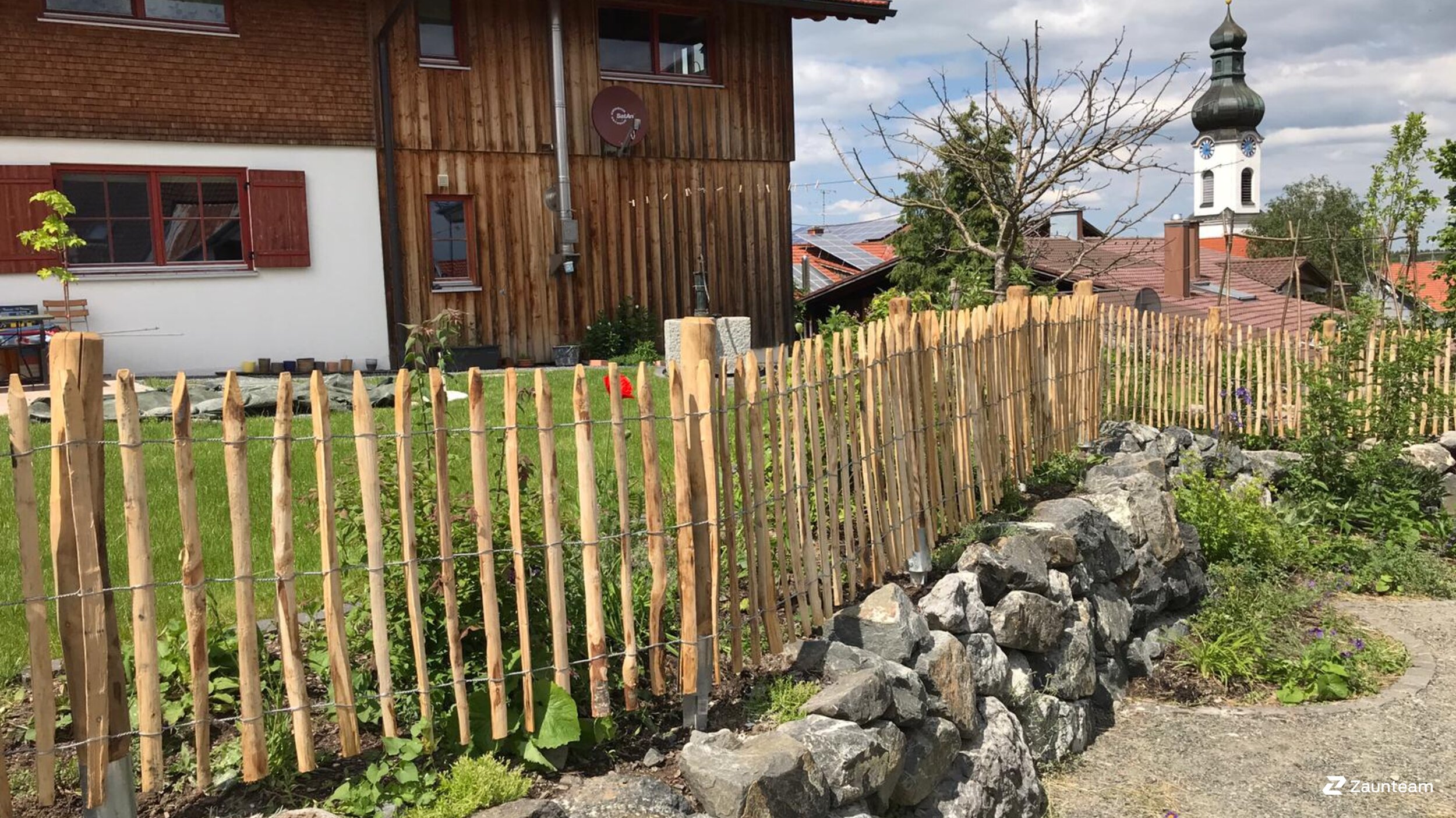 Clôture naturelle de 2019 à 87466 Oy-Mittelberg Allemagne de Zaunteam Allgäu.