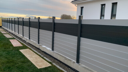 Aluminium Sichtschutz aus dem 2020 in 88499 Riedlingen Deutschland von Zaunteam Oberschwaben.