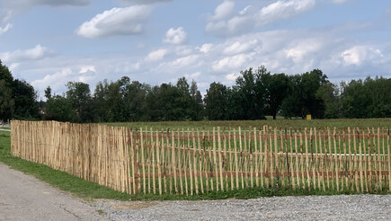 Naturzaun aus dem 2021 in 88353  Kisslegg Deutschland von Zaunteam Oberschwaben.