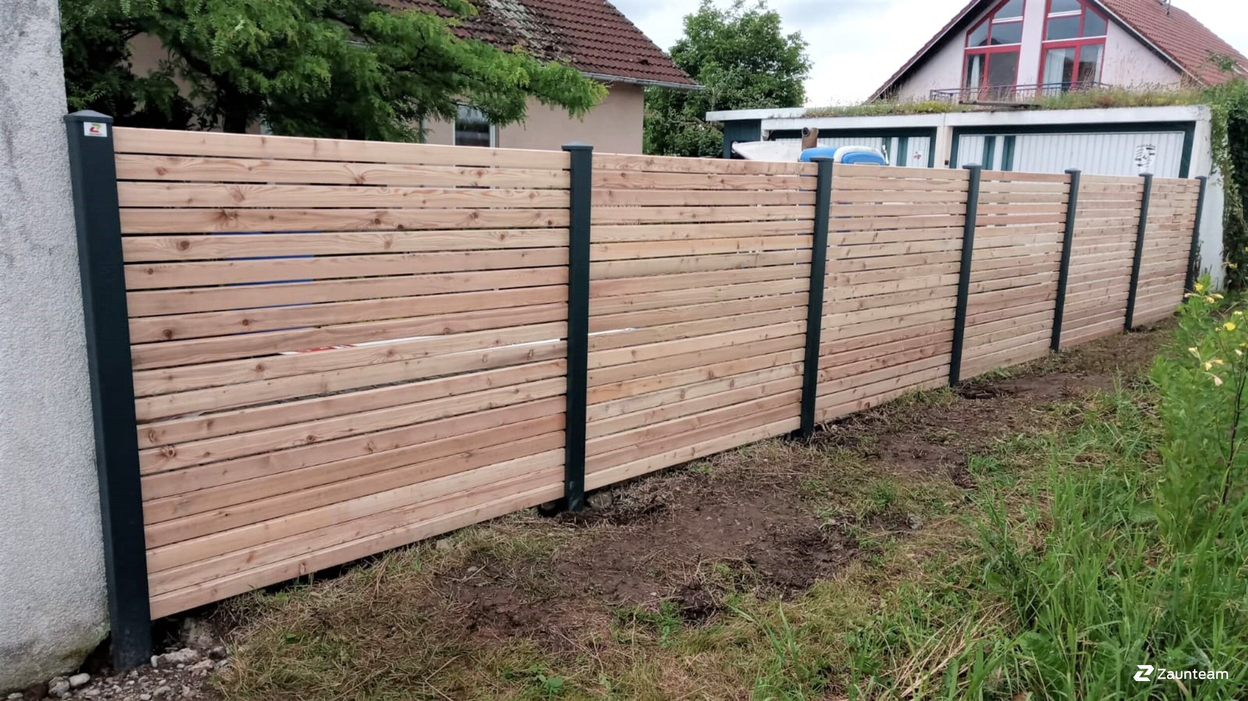 Aluminium Sichtschutz aus dem 2021 in 88524 Uttenweiler Deutschland von Zaunteam Oberschwaben.