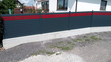 Aluminium Sichtschutz aus dem 2021 in 88427 Bad Schussenried Deutschland von Zaunteam Oberschwaben.