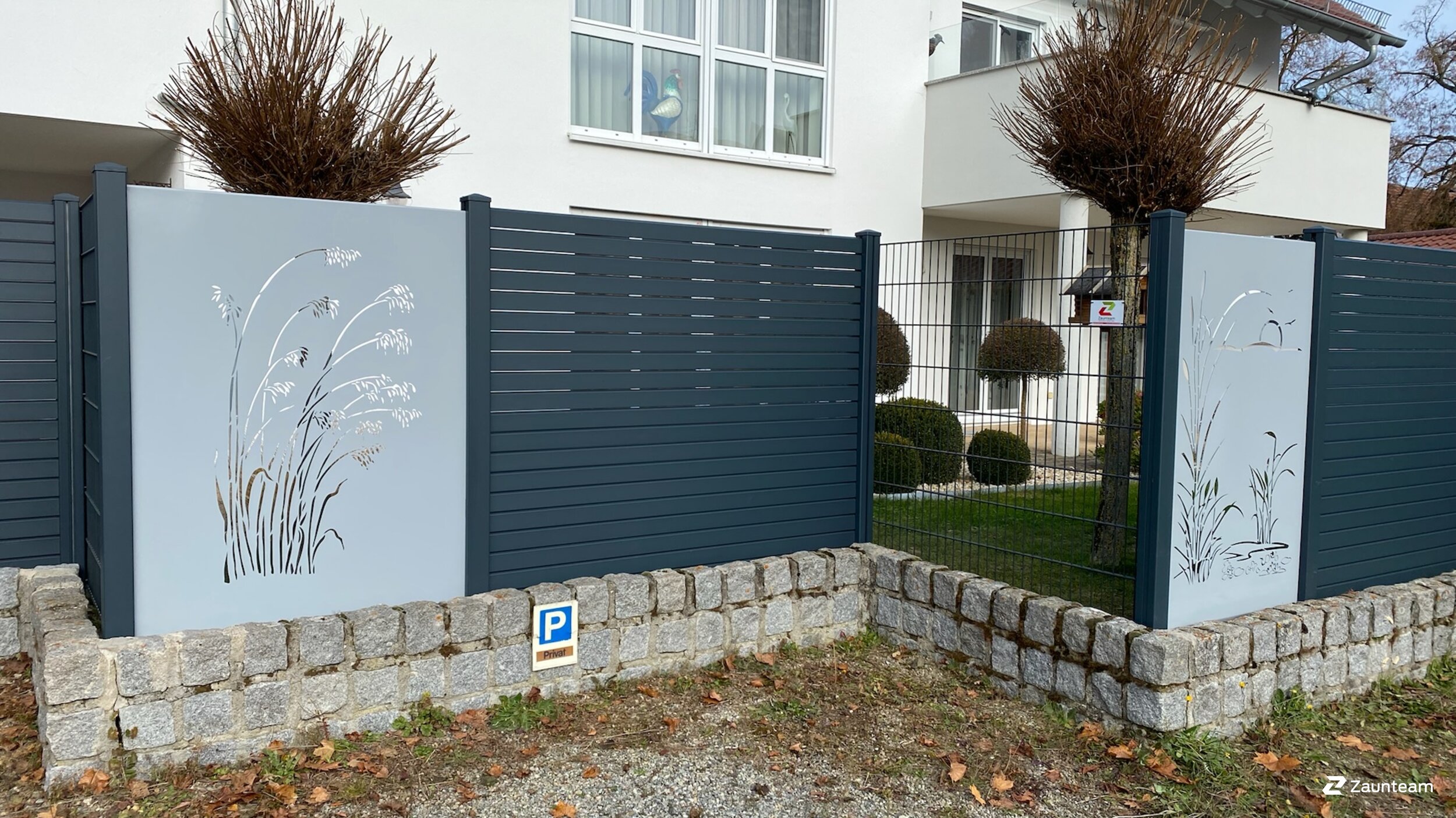 Aluminium Sichtschutz aus dem 2021 in 88436 Oberessendorf Deutschland von Zaunteam Oberschwaben.