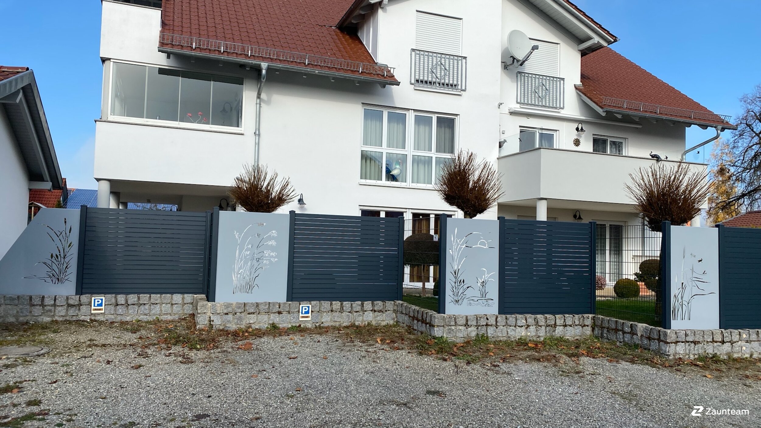 Aluminium Sichtschutz aus dem 2021 in 88436 Oberessendorf Deutschland von Zaunteam Oberschwaben.