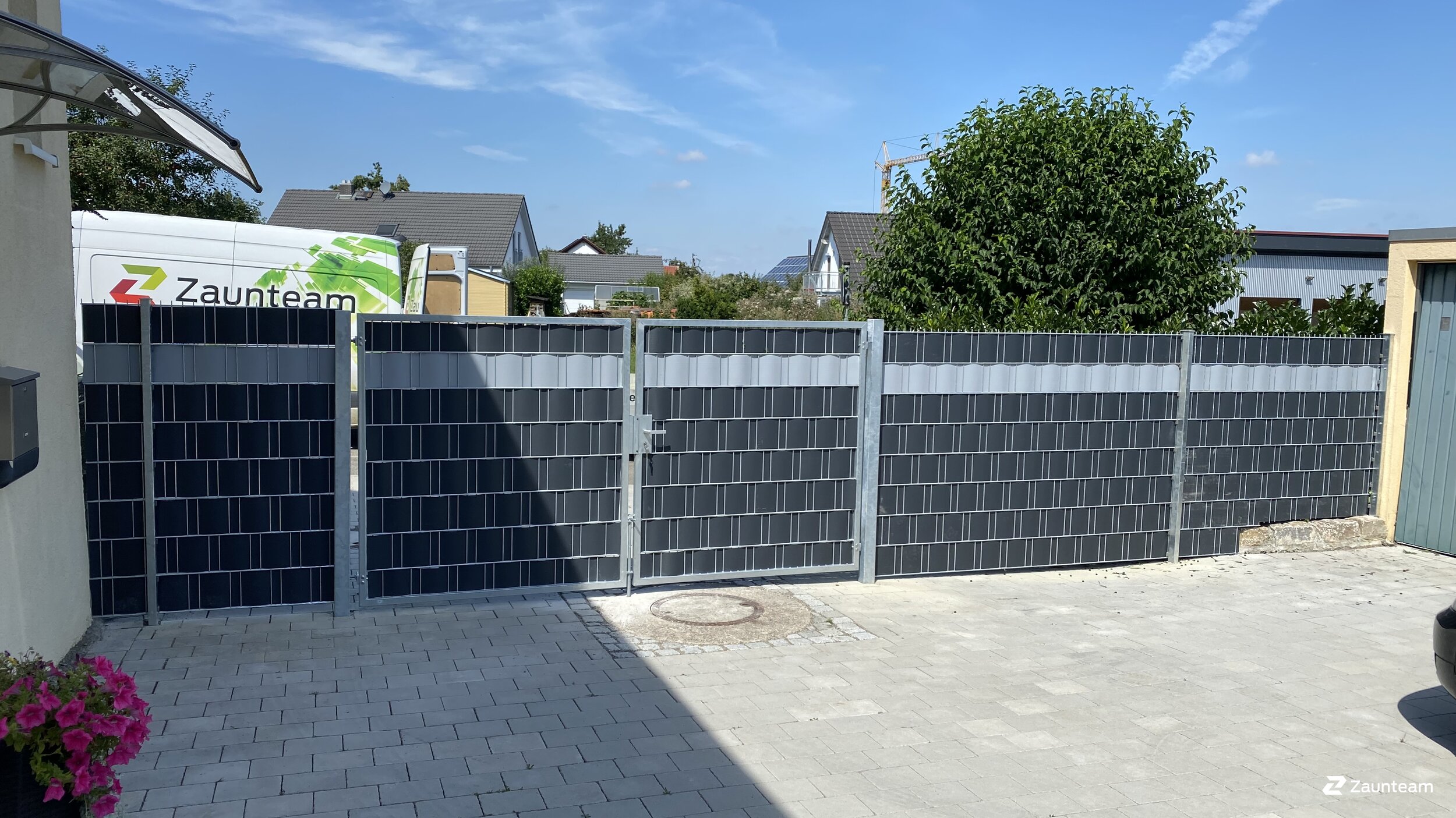 Flecht Sichtschutz aus dem 2022 in 89613 Oberstadion Deutschland von Zaunteam Oberschwaben.