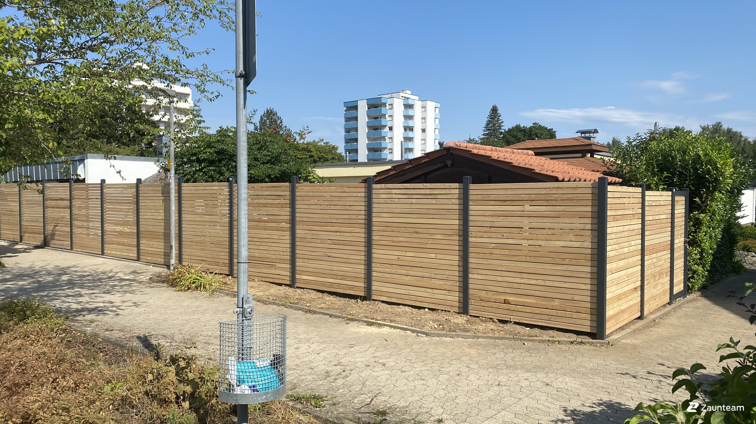 Aluminium Sichtschutz aus dem 2022 in 88400 Biberach Deutschland von Zaunteam Oberschwaben.