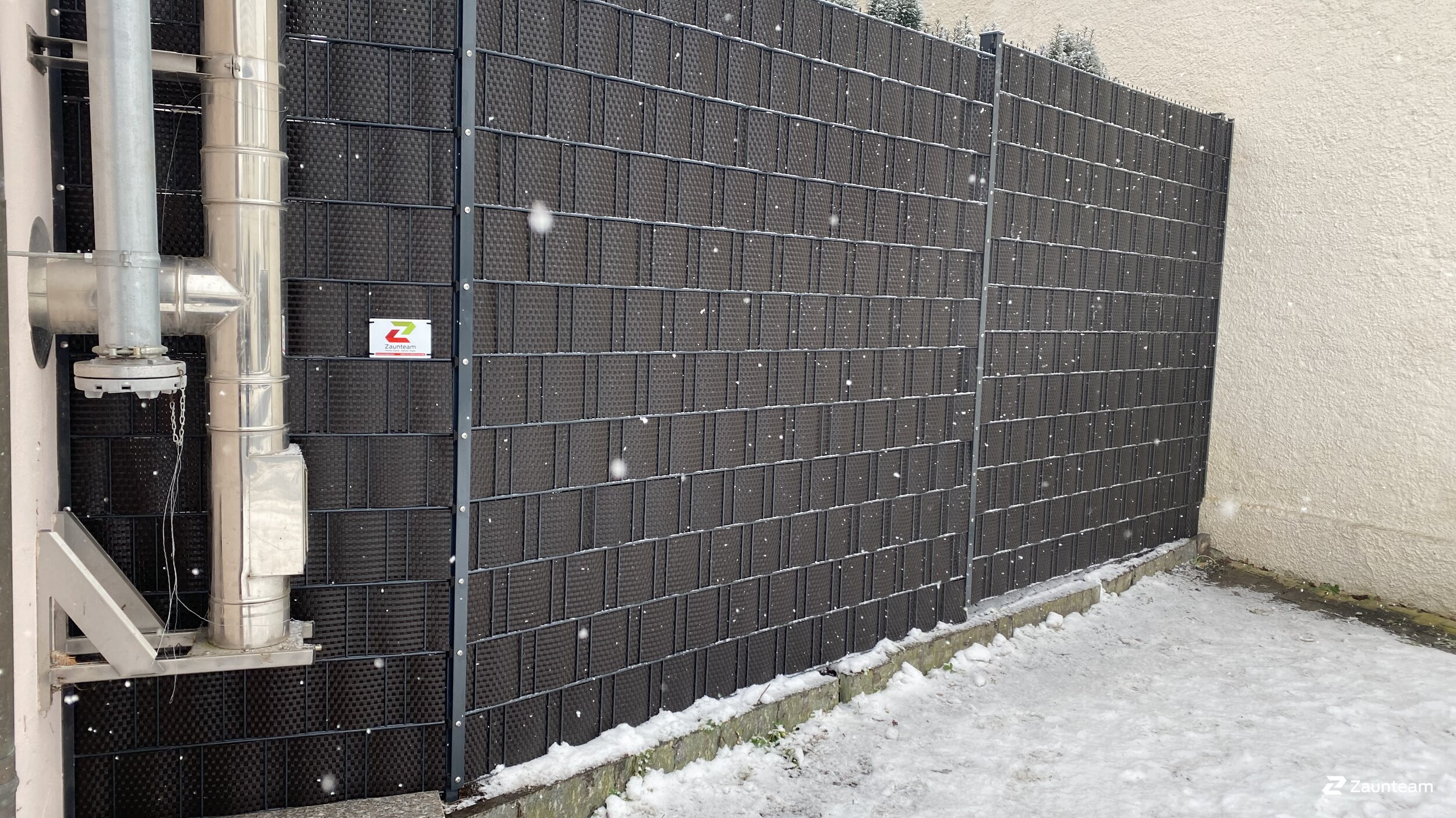 Flecht Sichtschutz aus dem 2021 in 89613 Oberstadion Deutschland von Zaunteam Oberschwaben.