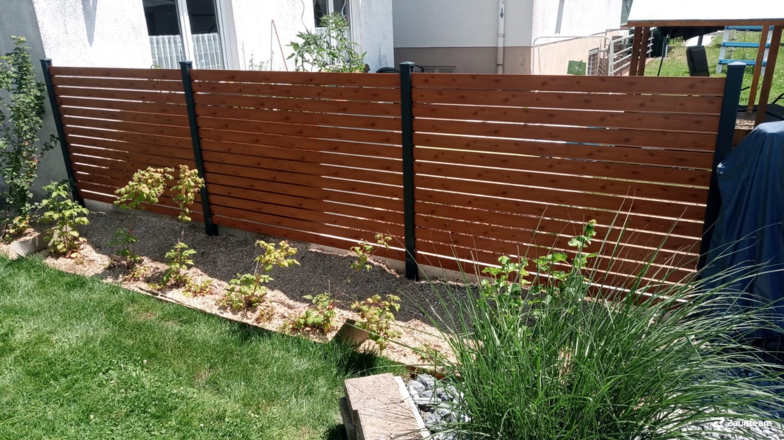 Aluminium Sichtschutz aus dem 2021 in 88447 Warthausen Deutschland von Zaunteam Oberschwaben.