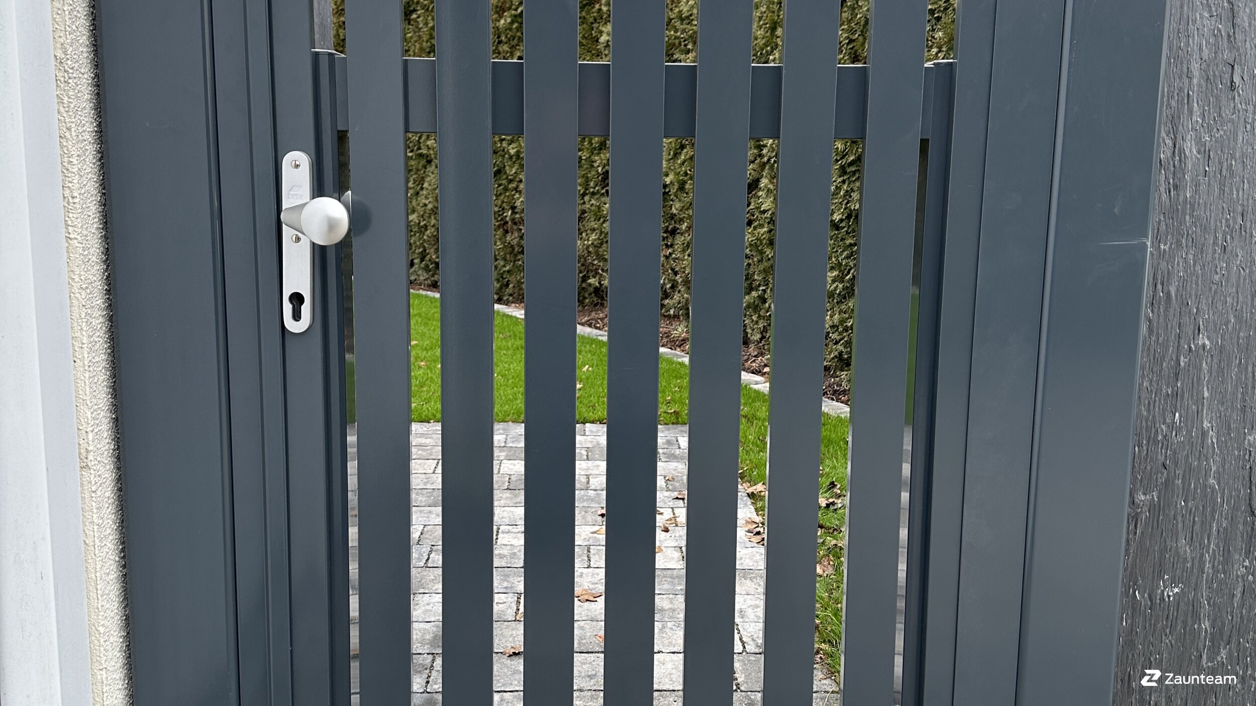 Aluzaun aus dem 2023 in 88255 Baienfurt Deutschland von Zaunteam Oberschwaben.