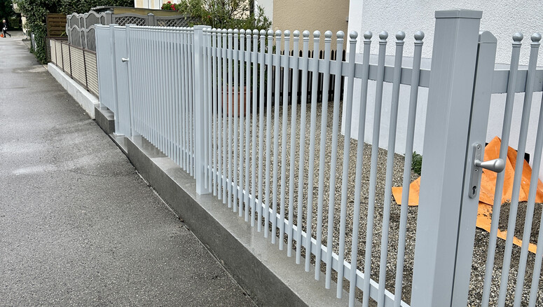 Aluzaun aus dem 2024 in 88250 Weingarten Deutschland von Zaunteam Oberschwaben.