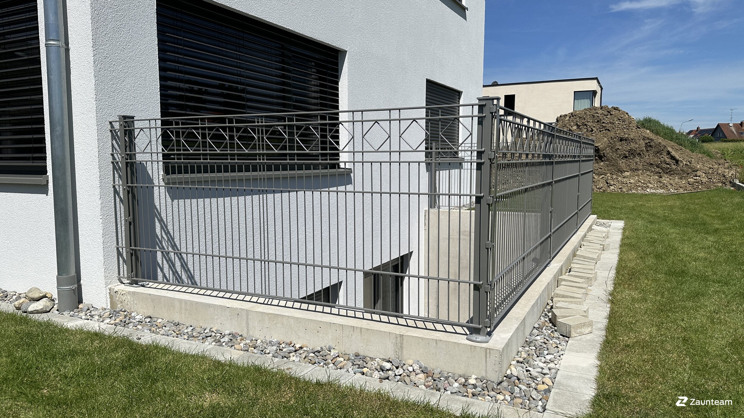 Decorzaun aus dem 2024 in 88255 Baindt Deutschland von Zaunteam Oberschwaben.