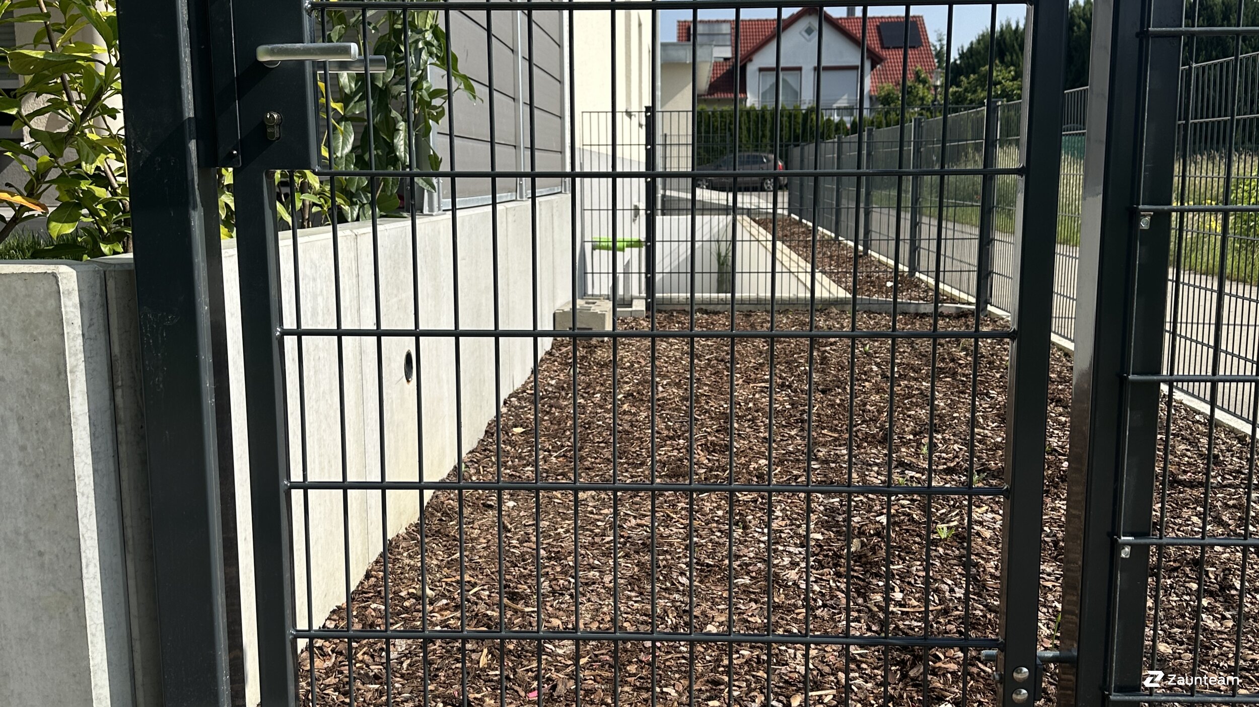 Clôture en panneau double fil de 2025 à 88499 Riedlingen Allemagne de Zaunteam Oberschwaben.