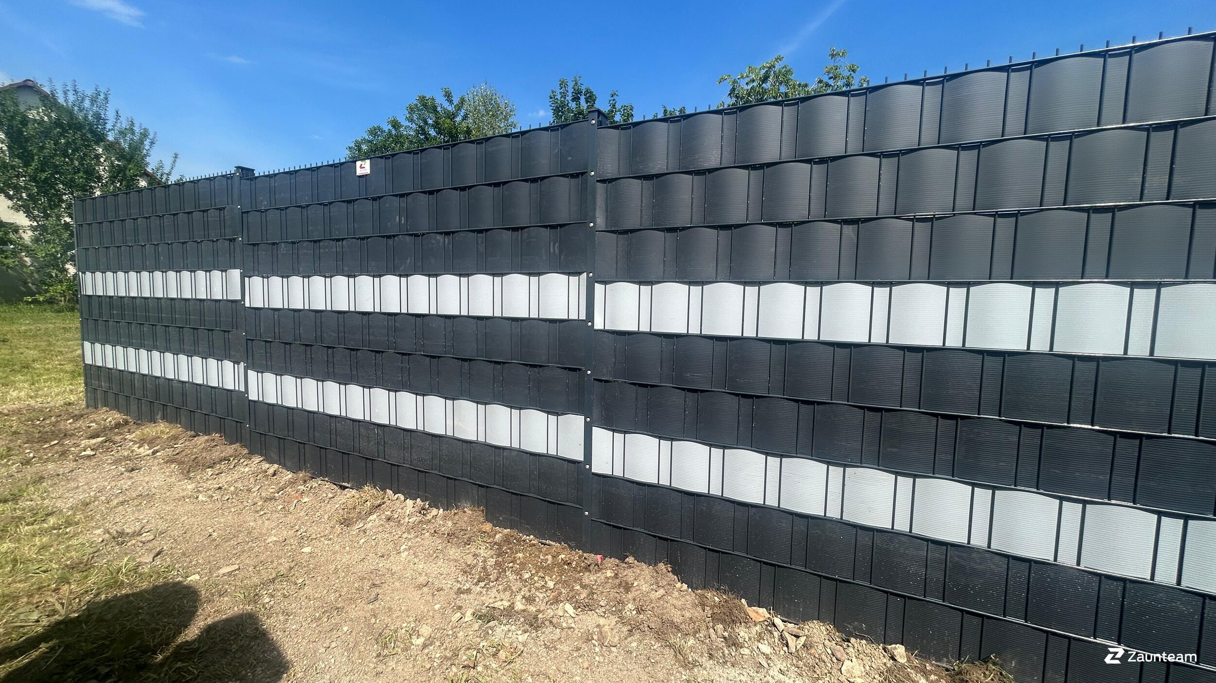 Protection brise-vue en tressage de 2025 à 89584 Granheim Allemagne de Zaunteam Oberschwaben.