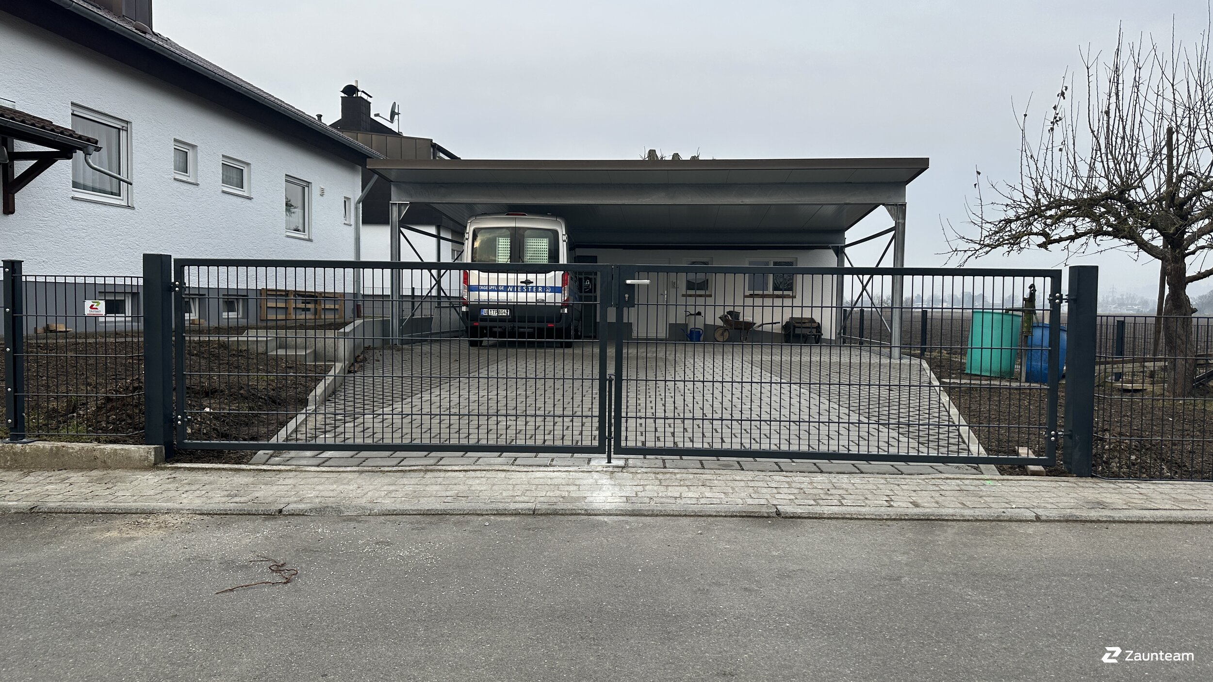 Doppelstabmattenzaun aus dem 2025 in 89584 Ehingen Deutschland von Zaunteam Oberschwaben.