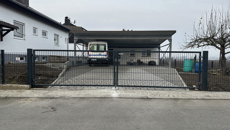 Doppelstabmattenzaun aus dem 2025 in 89584 Ehingen Deutschland von Zaunteam Oberschwaben.