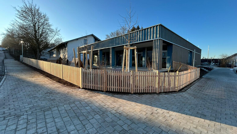 Lärchenzaun aus dem 2026 in 88450 Berkheim Deutschland von Zaunteam Oberschwaben.