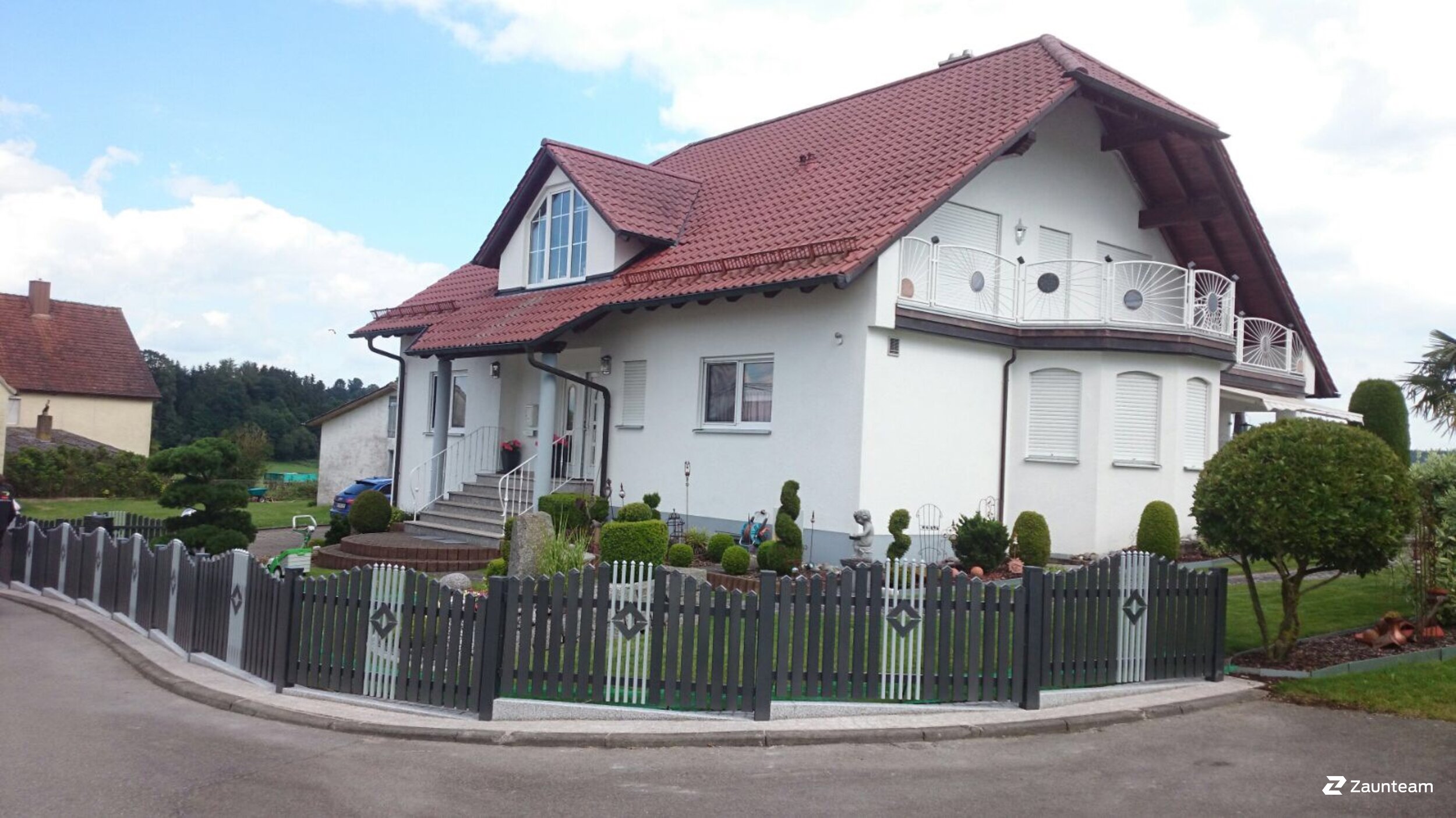 Aluzaun aus dem 2016 in 88477 Schwendi Deutschland von Zaunteam Oberschwaben.