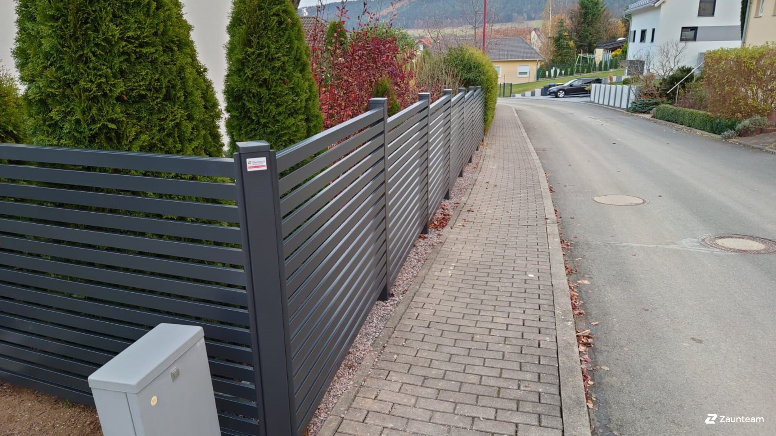 Aluminium Sichtschutz aus dem 2021 in 99326 Stadtilm Deutschland von Zaunteam Thüringer Wald.