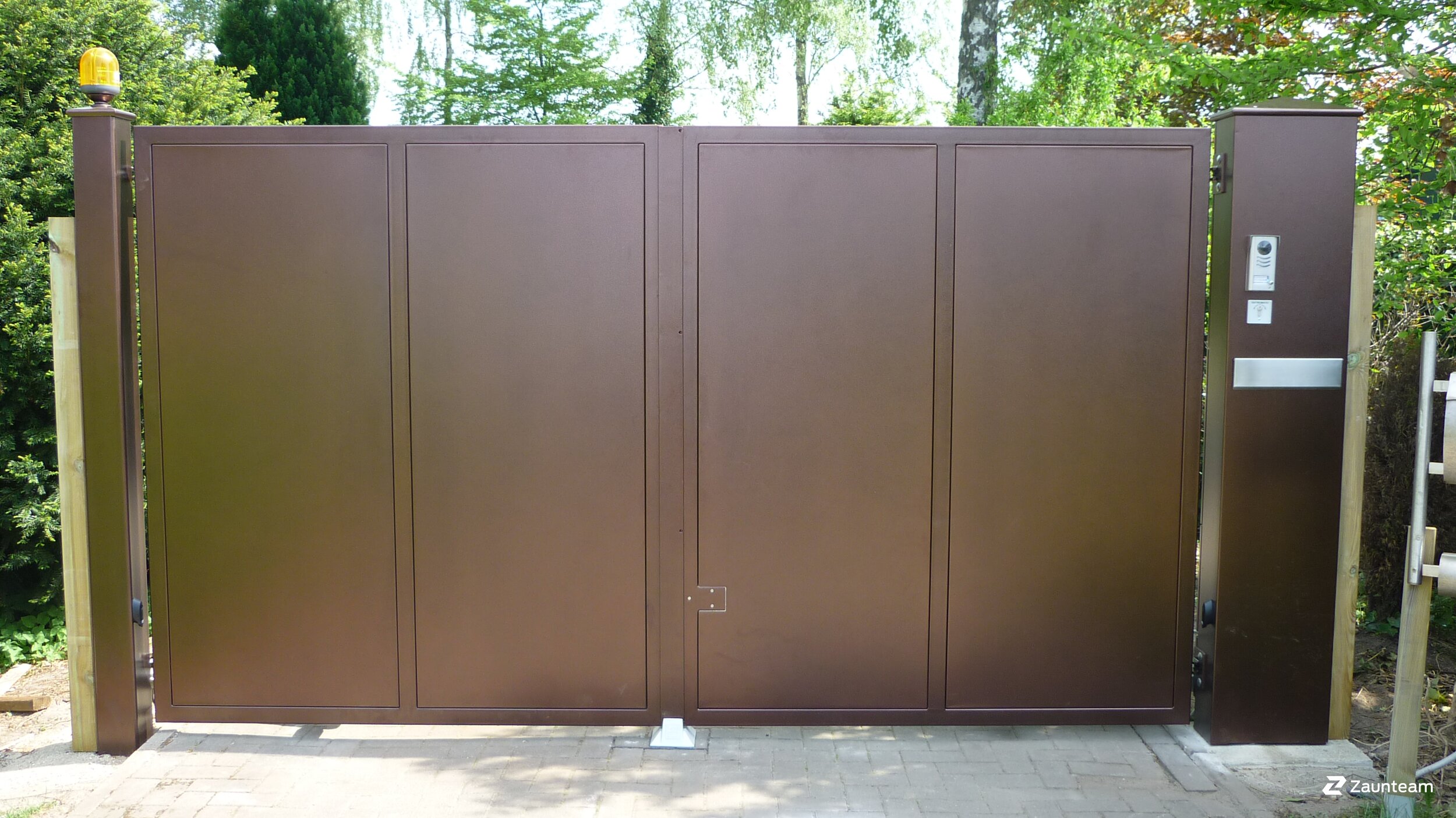 Aluminium Sichtschutz aus dem 2016 in 26146 Bad Zwischenahn Deutschland von Zaunteam Emsland.