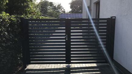 Aluminium Sichtschutz aus dem 2019 in 26901 Rastdorf Deutschland von Zaunteam Emsland.