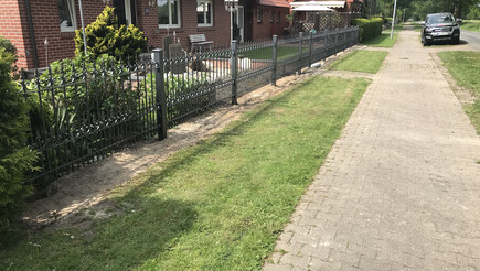 Clôture classique de 2019 à 49757 Bockholte Allemagne de Zaunteam Emsland.