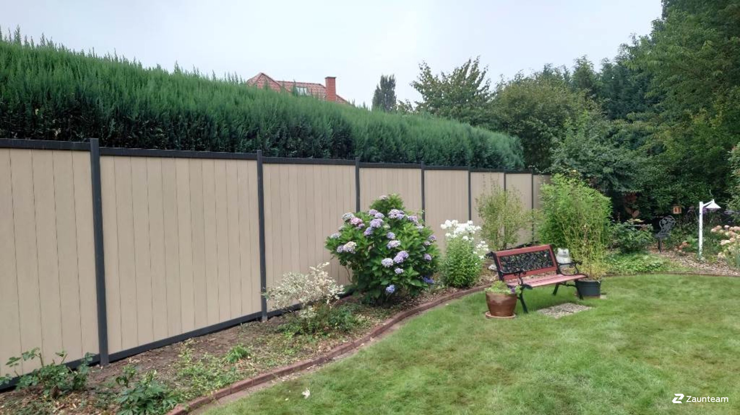 WPC Sichtschutz aus dem 2021 in 49757 Vrees Deutschland von Zaunteam Emsland.