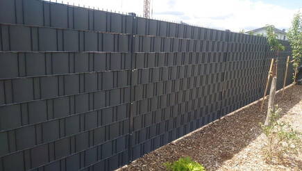 Protection brise-vue en tressage de 2022 à 49740 Haselünne Allemagne de Zaunteam Emsland.