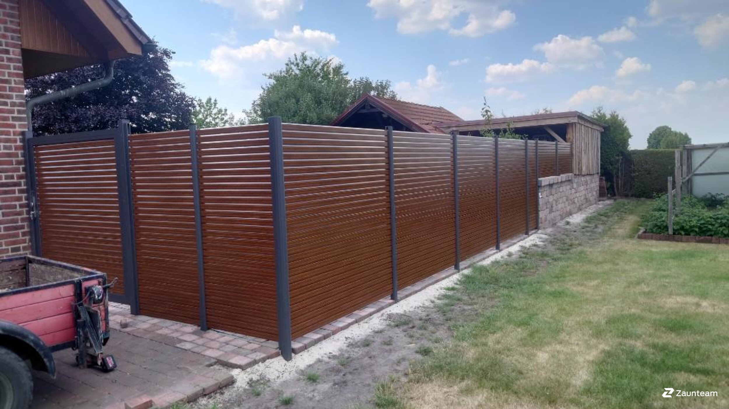 Aluminium Sichtschutz aus dem 2023 in 26897 Esterwegen Deutschland von Zaunteam Emsland.