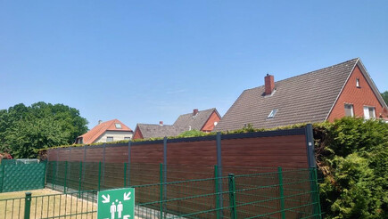 Lärmschutzzaun aus dem 2023 in 26892 Dörpen Deutschland von Zaunteam Emsland.