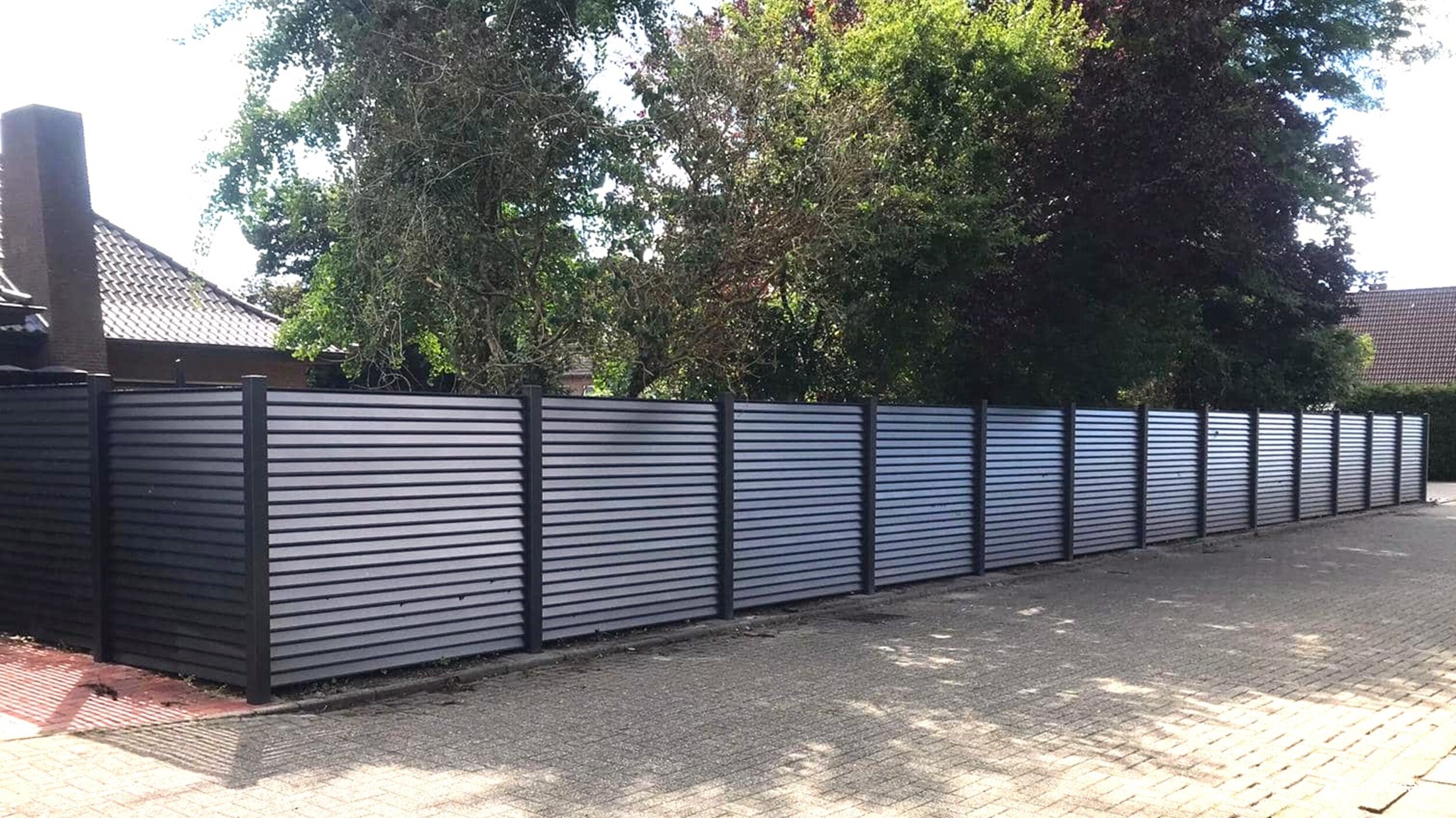 Aluminium Sichtschutz aus dem 2022 in 26789 Leer Deutschland von Zaunteam Emsland.