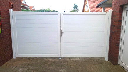 Aluminium Sichtschutz aus dem 2023 in 49635 Badbergen Deutschland von Zaunteam Emsland.