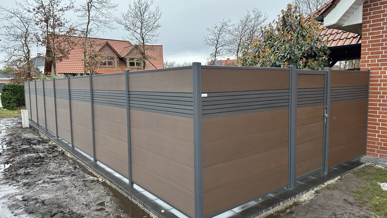 WPC Sichtschutz aus dem 2026 in 26907 Rhede Deutschland von Zaunteam Emsland.